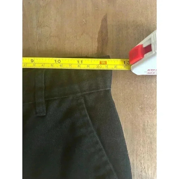 Austin Trading Co. Boys Black Flat Front Dickies Style Chino Pants 10‎ - Picture 6 of 9